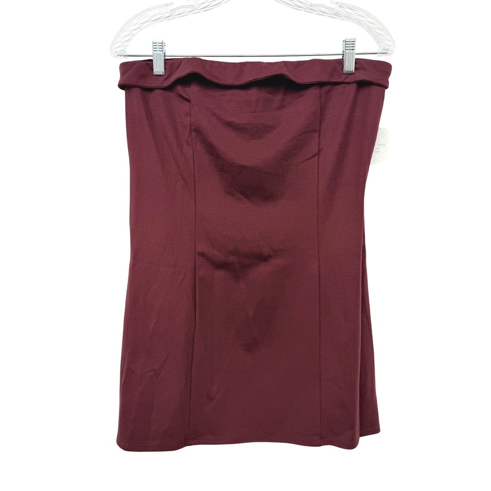 Altar'd State Strapless Mini Dress Coquette Party Women XL Deep Mauve